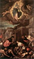 Bassano, Jacopo - St Roche Among The Plague Victims And The Madonna In Glory